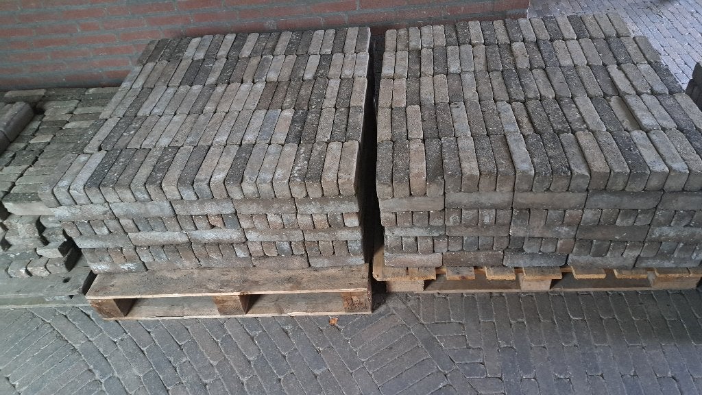 Klinkers gebruikt gratis af te halen, Tuin en Terras, Tegels en Klinkers, Ophalen, Gebruikt, Klinkers, 10 m² of meer