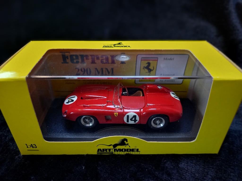 Ferrari 290 MM 1957 ArtModel	 Art064, Hobby en Vrije tijd, Modelauto's | 1:43, Ophalen of Verzenden, Zo goed als nieuw, Auto, Overige merken