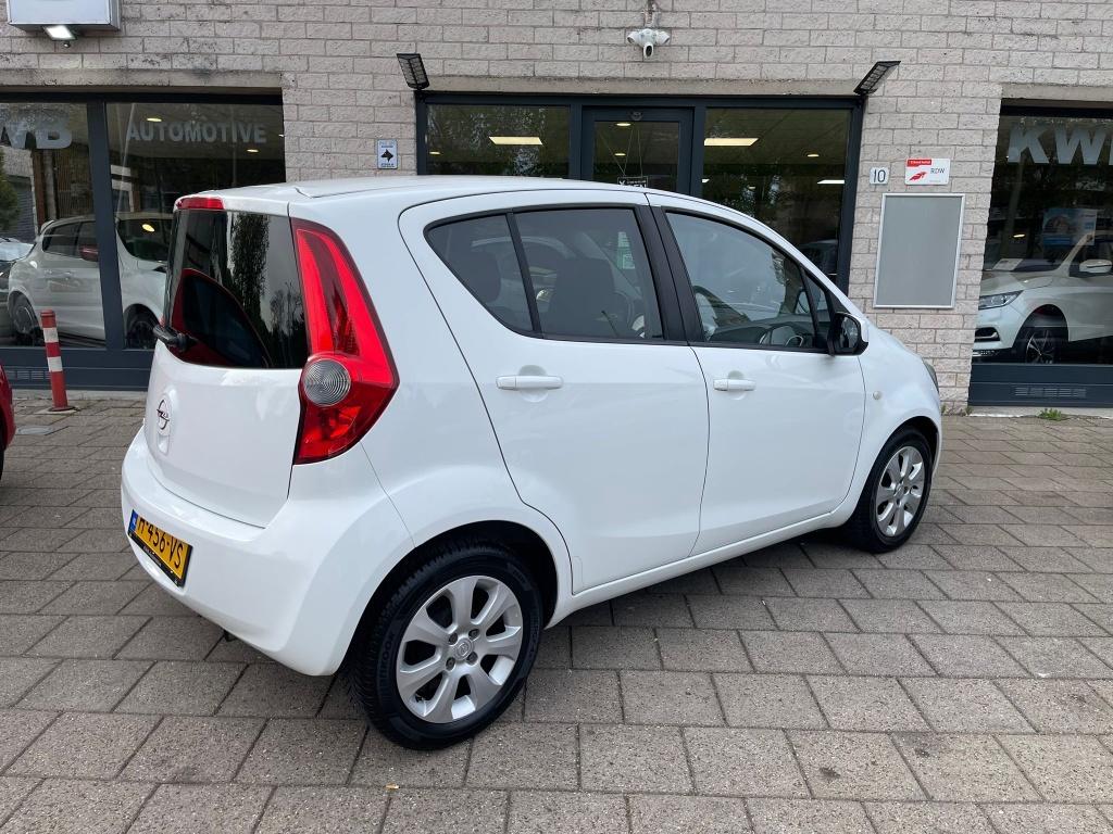 Opel Agila 1.2 Edition Airco Nieuwe apk Beurt (bj 2009), 86 pk, 4 cilinders, 965 kg, Wit