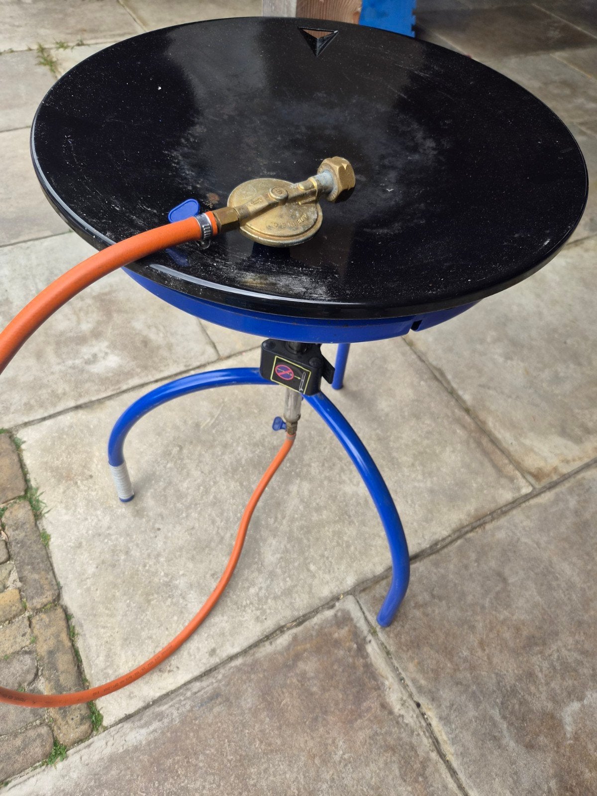 Cadac Skottelbraai met gasaansluiting en diverse platen, Ophalen, Gebruikt, Cadac
