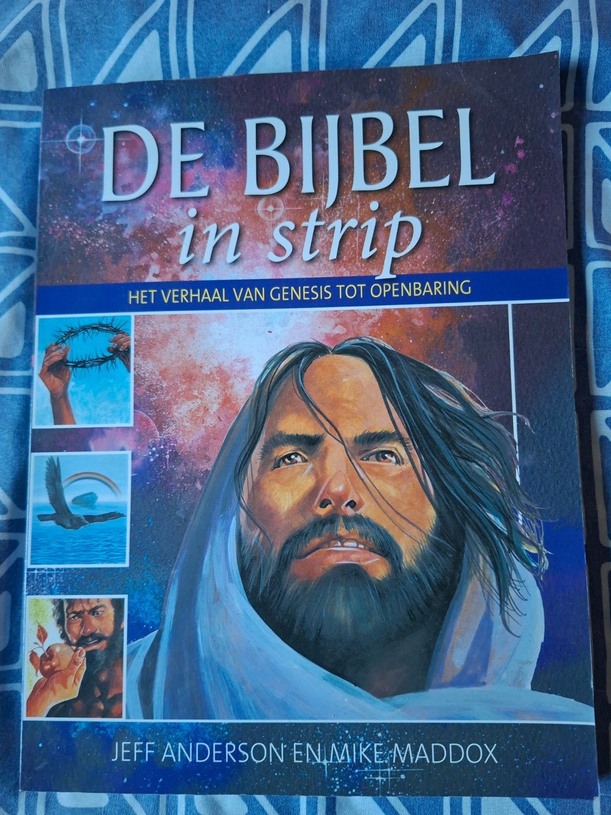 De Bijbel in strip: Het verhaal van Genesis tot Openbaring, Ophalen of Verzenden, Nieuw, Jeff Anderson en Mike Maddox, Christendom | Katholiek