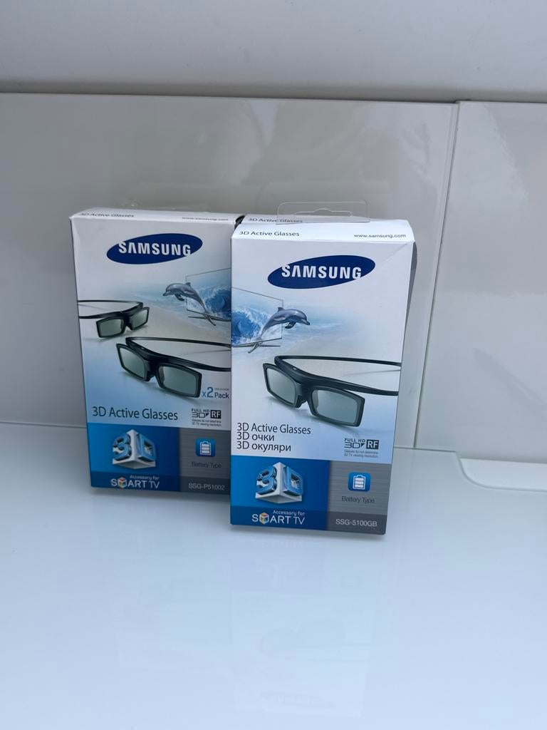 Samsung 3D Active Brillen (2x SSG-P51002, 1x SSG-5100GB), Ophalen of Verzenden, Nieuw