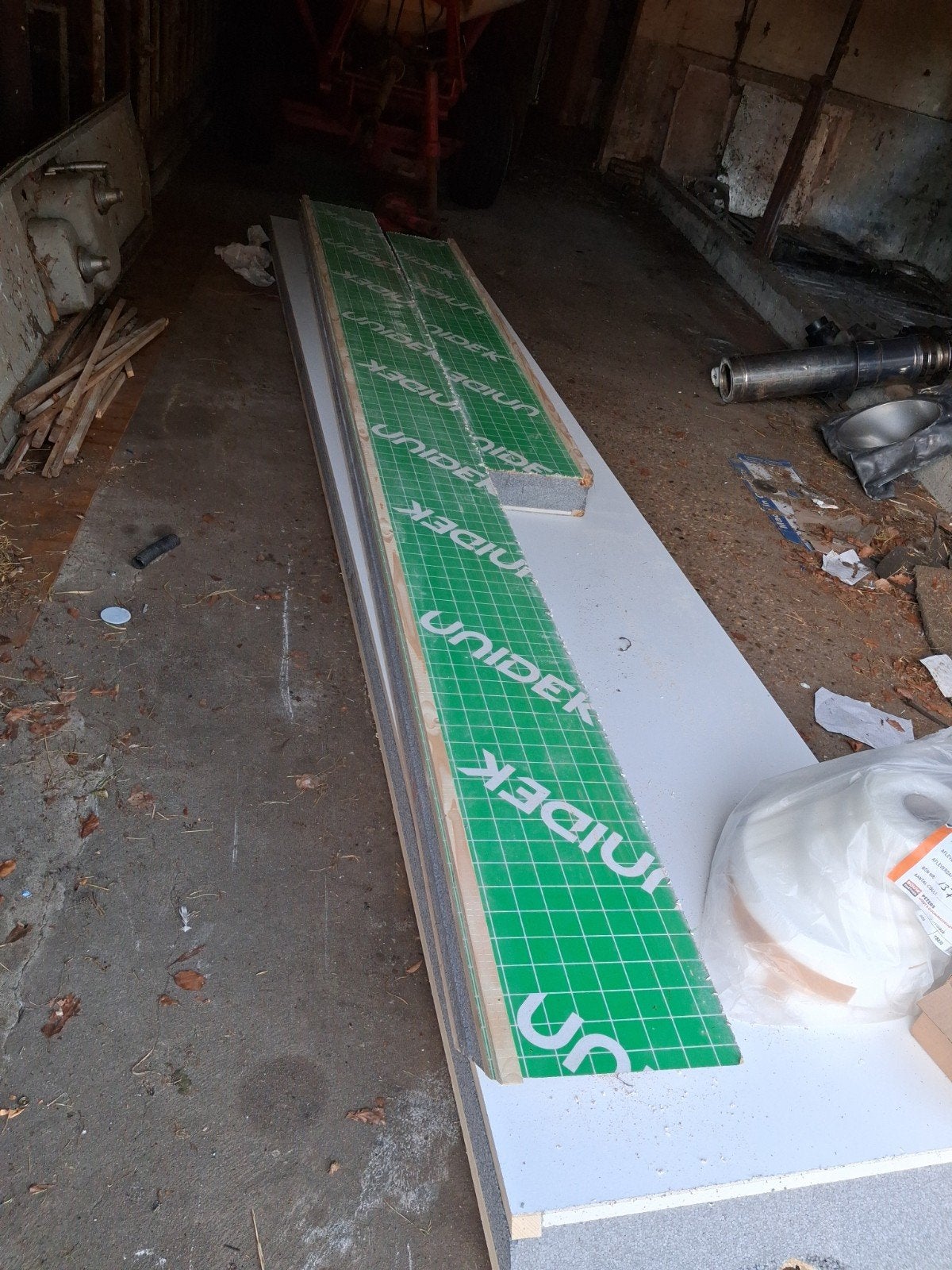 unidek isolatieplaat, Ophalen, 12 cm of meer, Nieuw, Hardschuim (Pir)