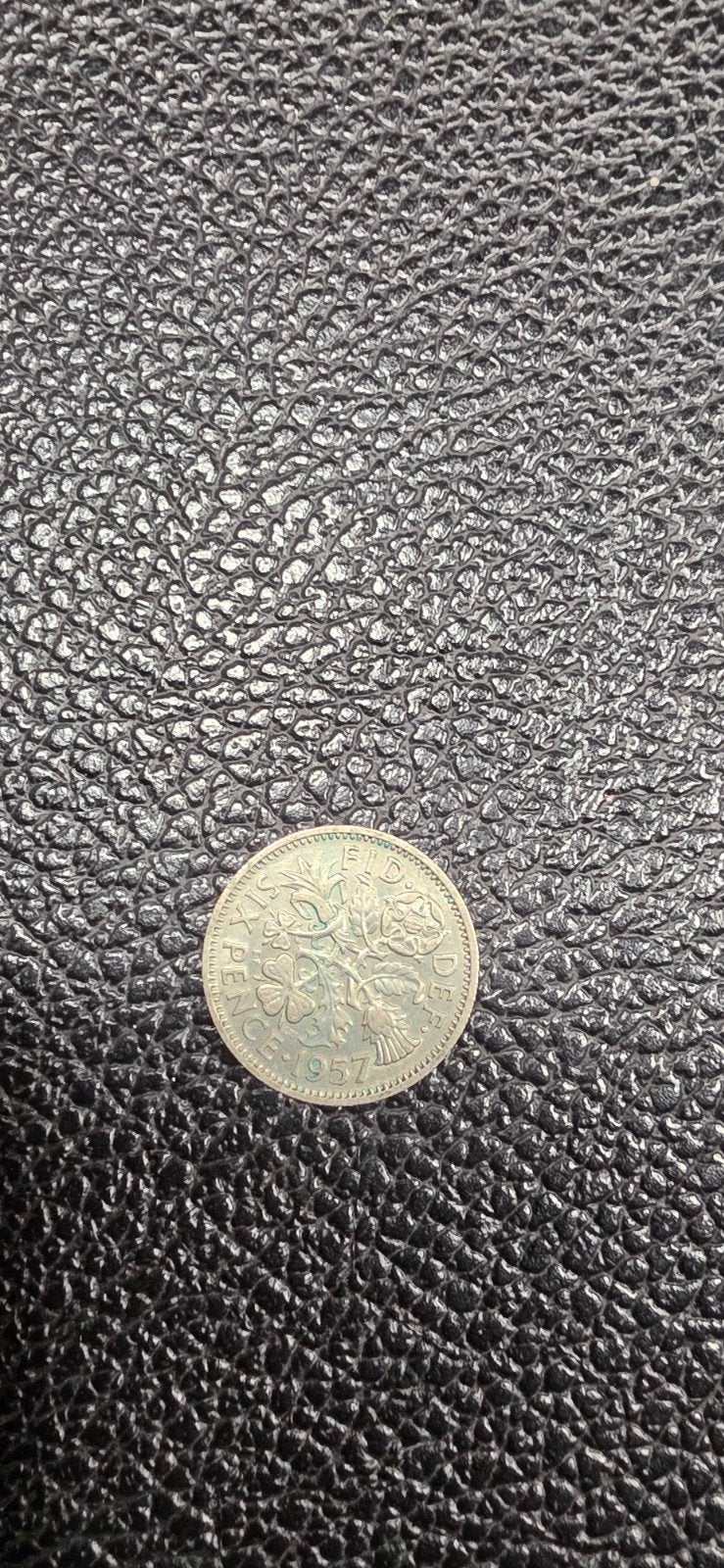 verenigd Koninkrijk six pence 1957, Ophalen of Verzenden, Overige landen