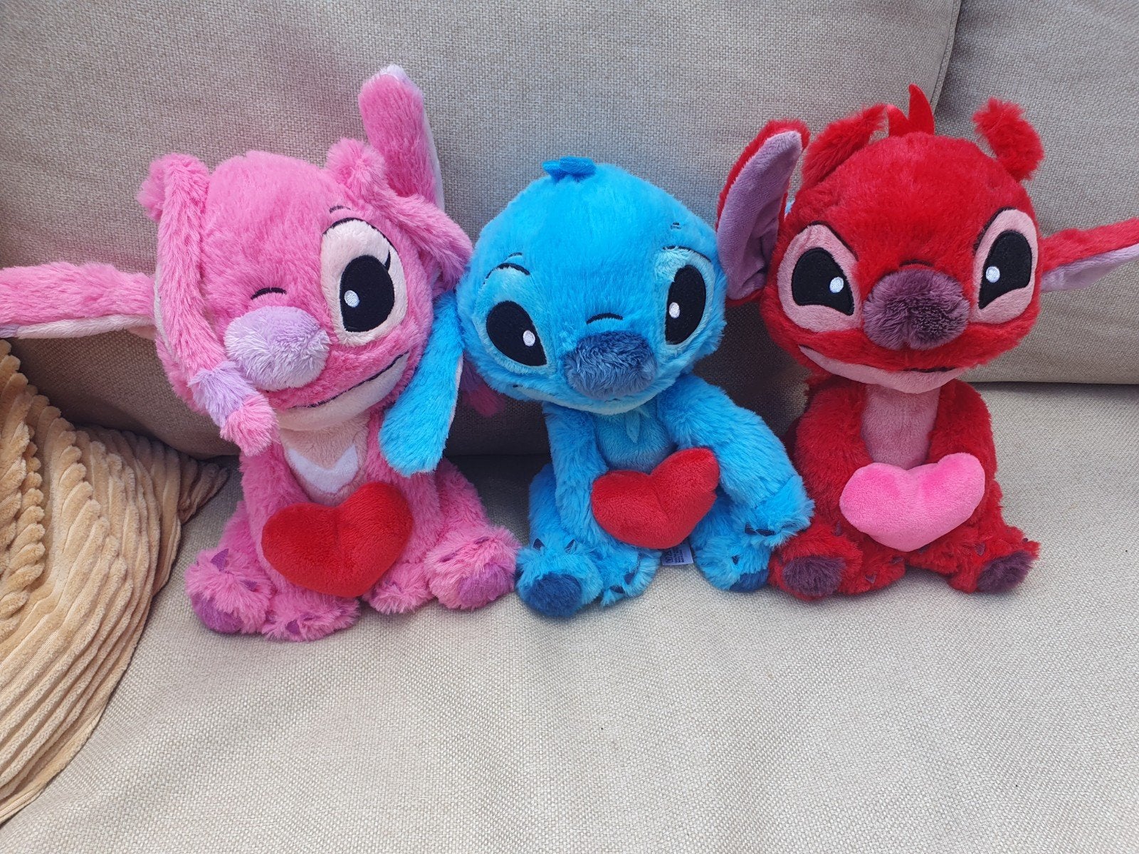 Te koop 3x stitch knuffels, Verzamelen, Disney, Ophalen of Verzenden, Overige figuren, Zo goed als nieuw, Knuffel