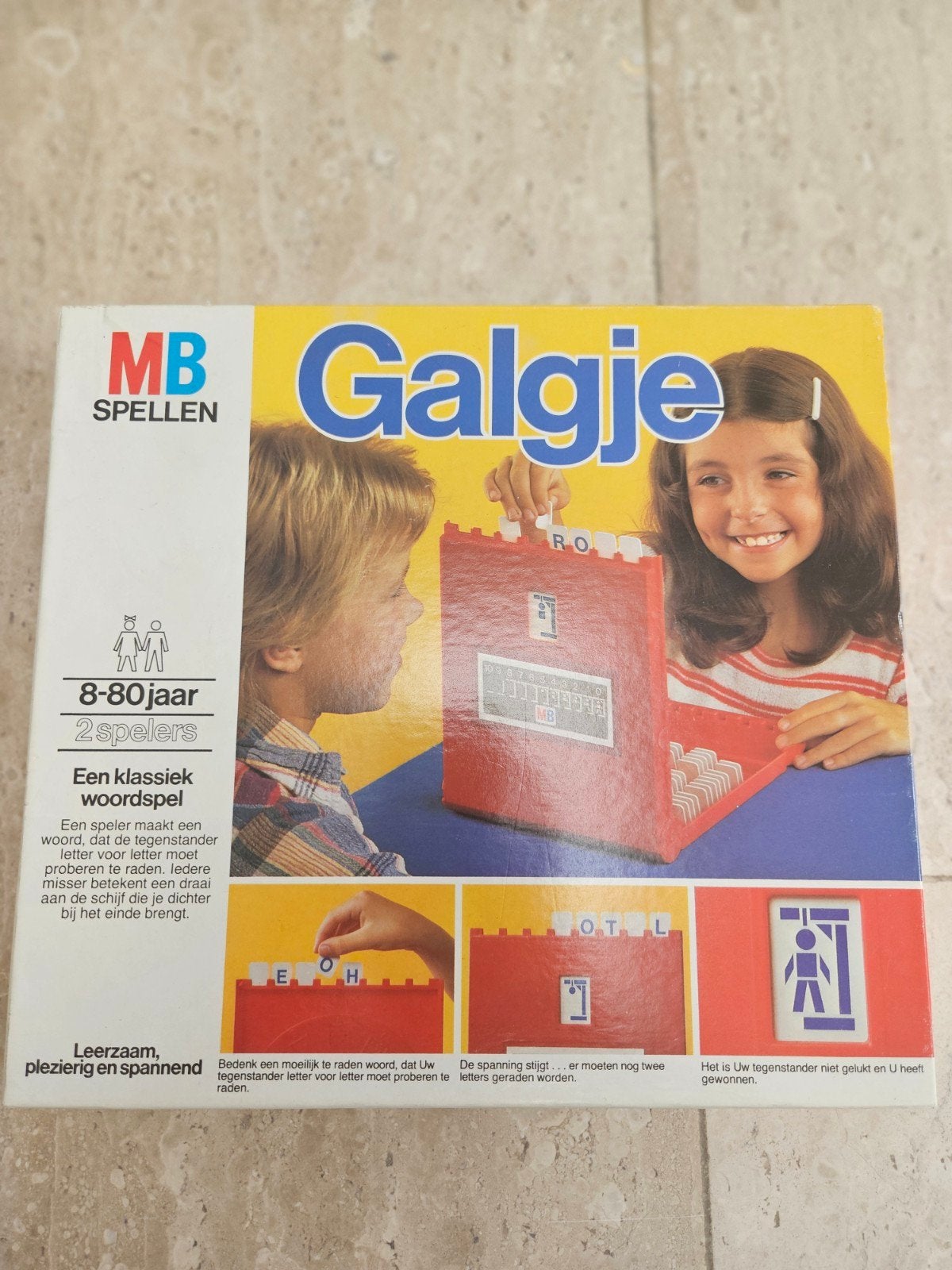 MB Spellen Galgje - Klassiek Woordspel, Een of twee spelers, Ophalen of Verzenden, Gebruikt, MB Spellen