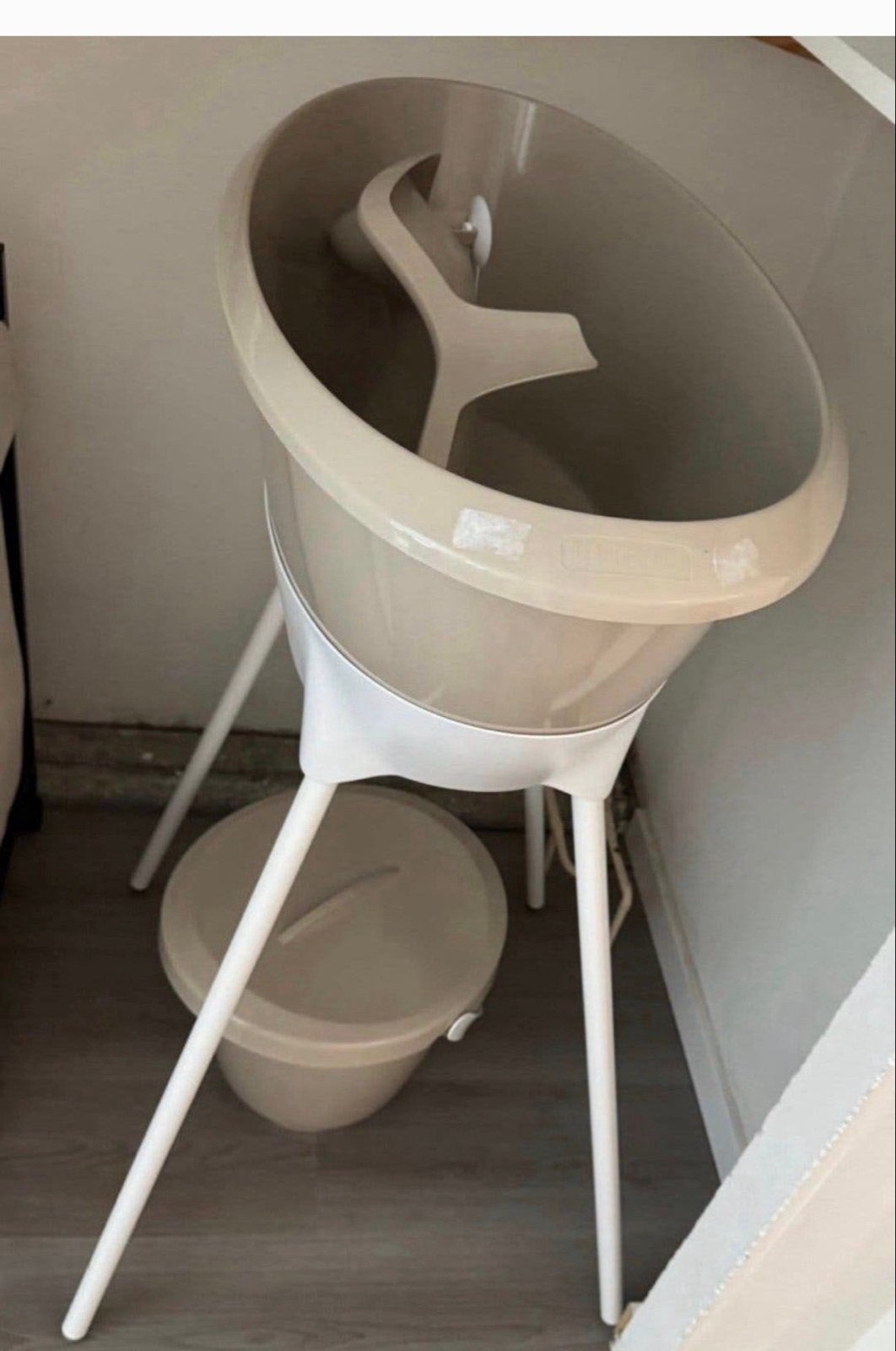 Baby bad met standaard en luieremmer luma, Ophalen, Zo goed als nieuw, Tummy Tub, Overige merken