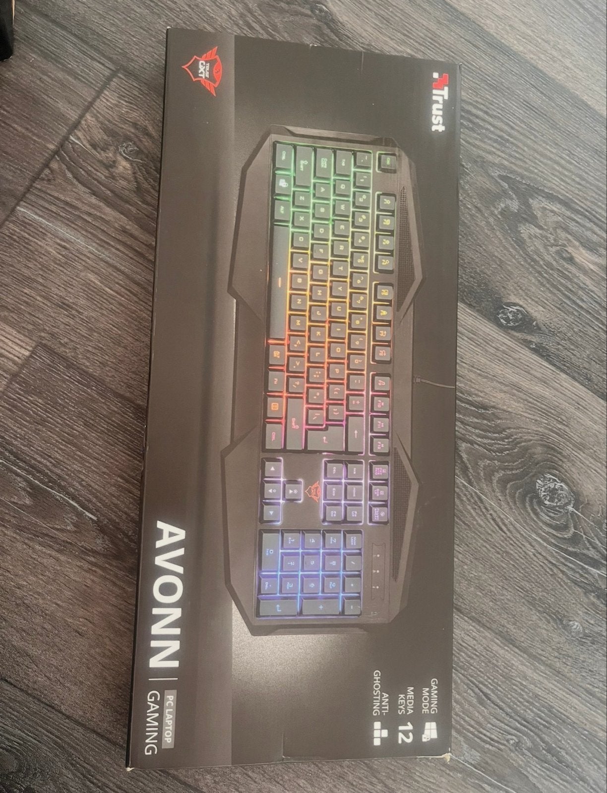 Trust GXT Avonn Gaming Toetsenbord - Nieuw in doos, Computers en Software, Gaming toetsenbord, Nieuw, Ophalen of Verzenden, Qwerty