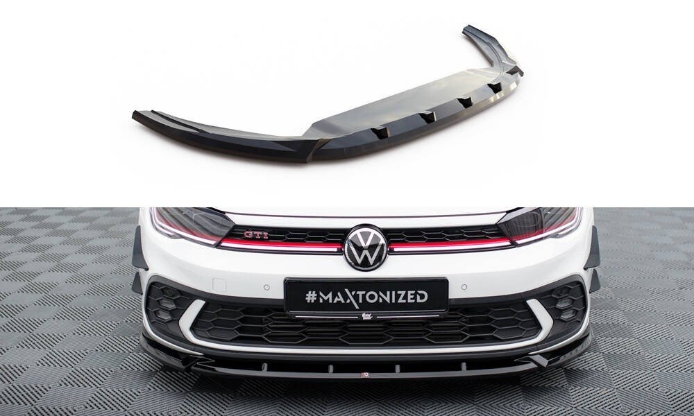 Voorlip sidekskirts spoiler diffuser canard Polo MK6 GTI 21+, Ophalen of Verzenden