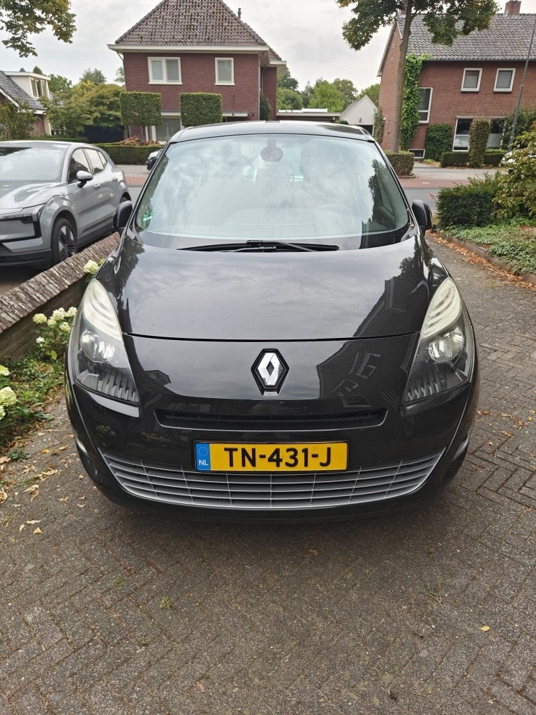 Renault Grand Scenic 1.4 TCE 5P 2009 Zwart - Rem defect!, Auto's, Voorwielaandrijving, 745 kg, Stof, Zwart