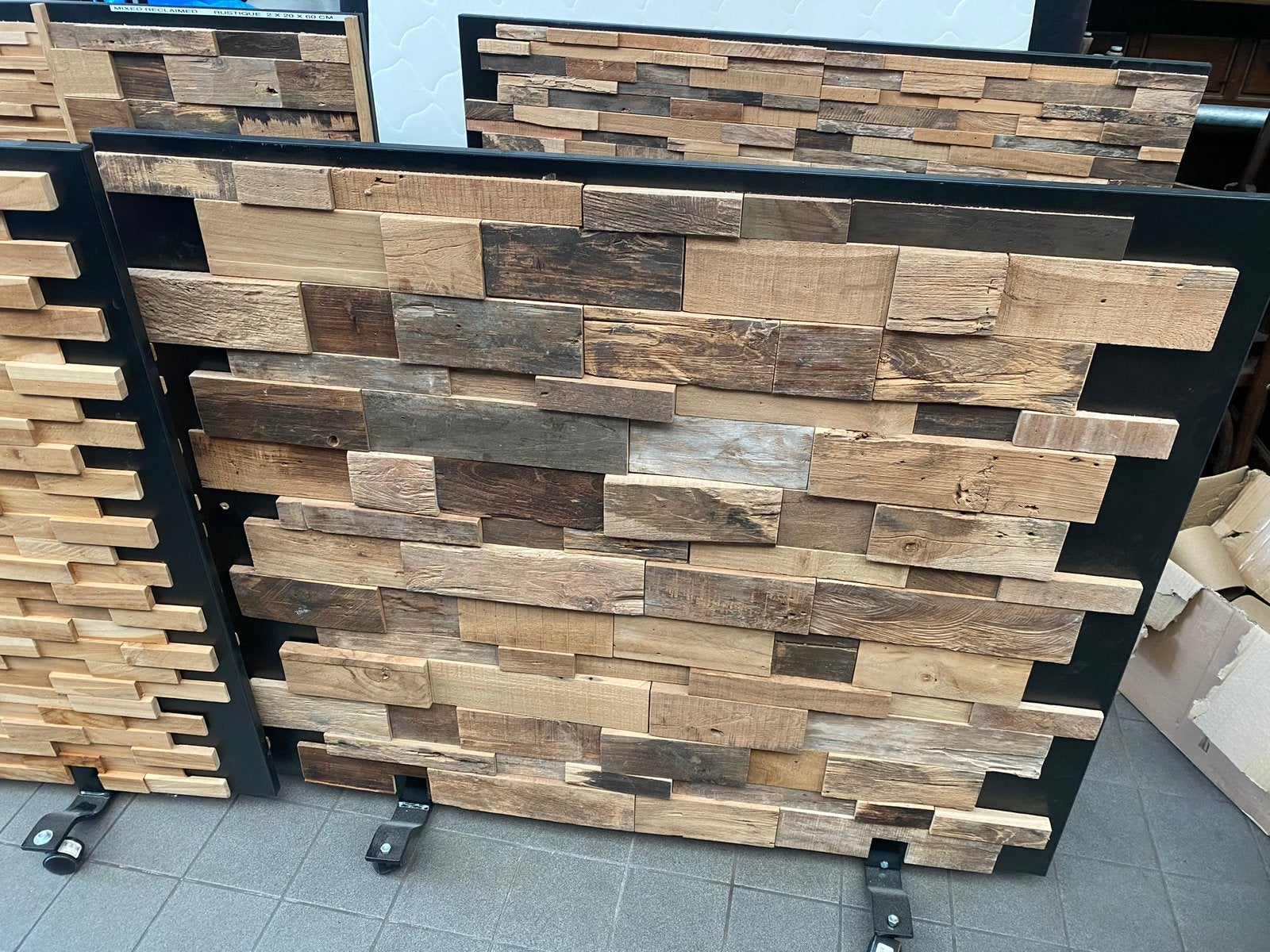 Houtstrips fsc Teak hout panelen, Ophalen, Nieuw