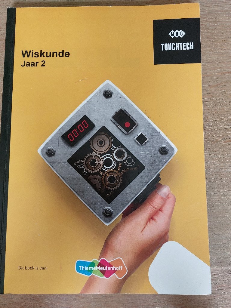 Boek Wiskunde, Touchtech, jaar 2, Ophalen of Verzenden, Beta, Nieuw, MBO