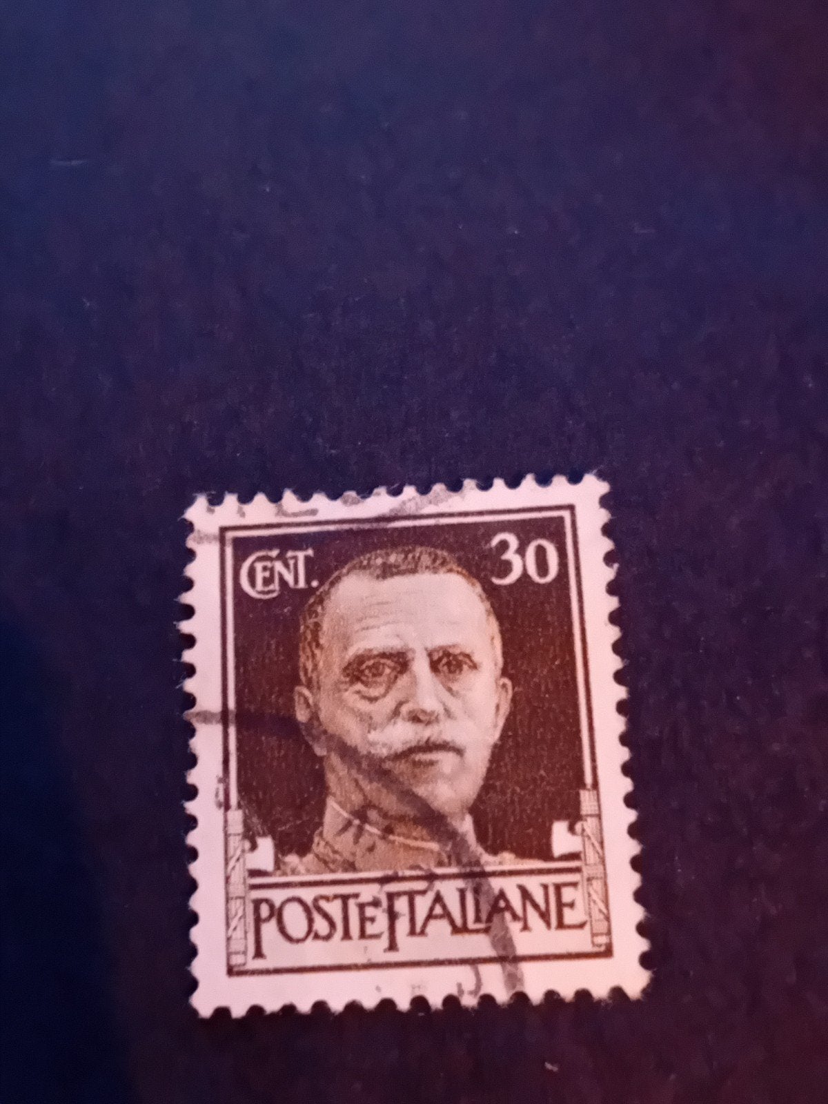 Zeldzame Italiaanse postzegel uit 1929 - 30 Cent, Met stempel, Ophalen of Verzenden, Gestempeld, Gestempeld