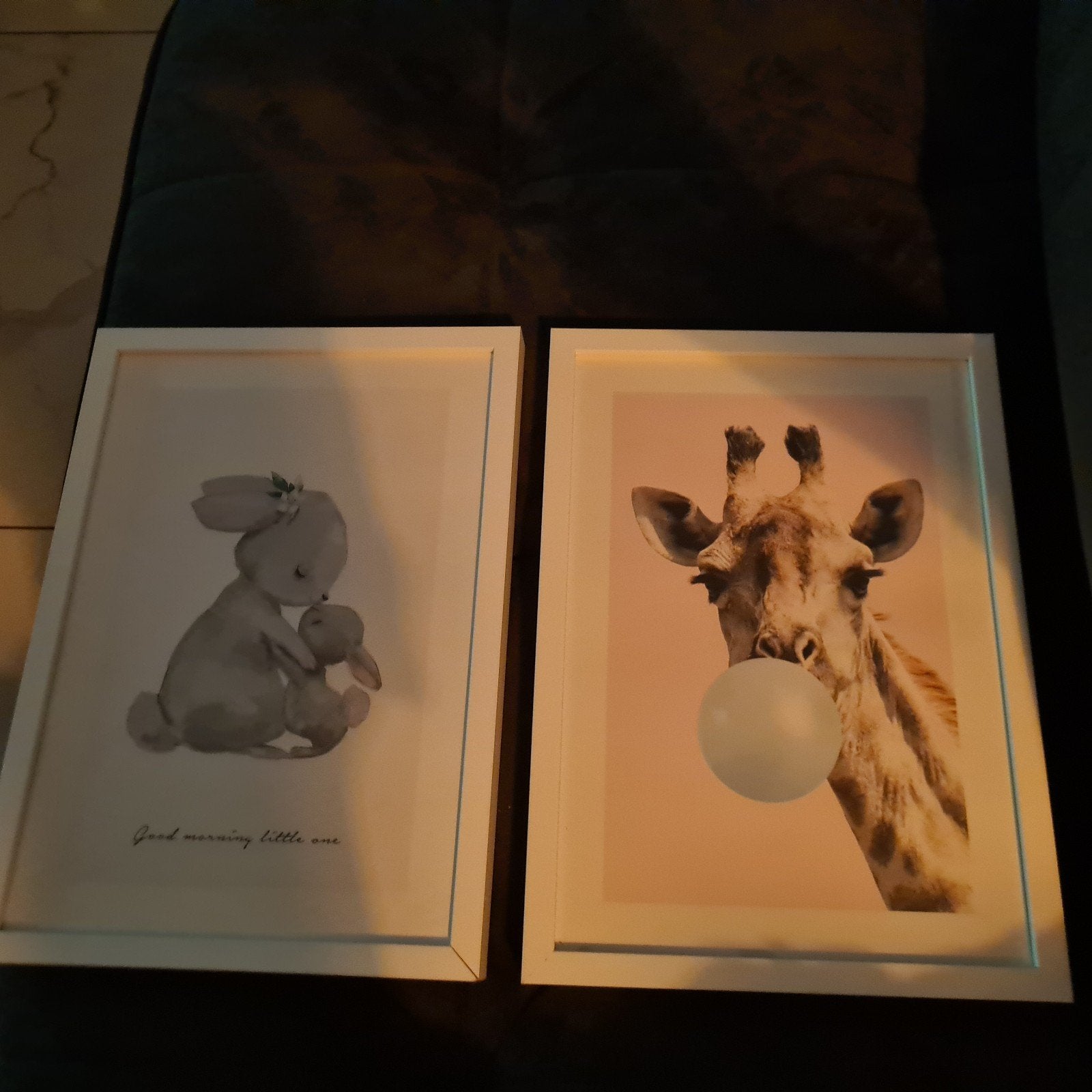 Ingelijste posters babykamer, Ophalen, Zo goed als nieuw, Minder dan 50 cm, Schilderij