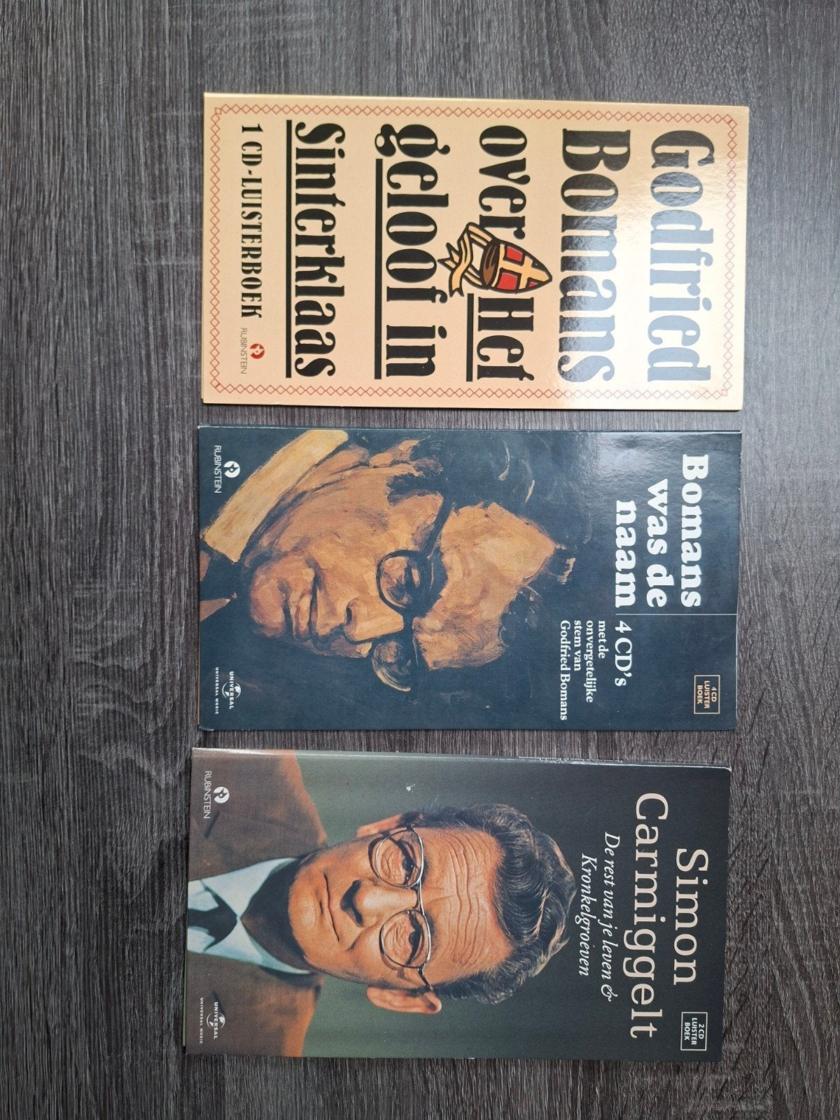 CD's van Godfried Bomans en Simon Carmiggelt, Ophalen of Verzenden, Godfried Bomans, Simon Carmiggelt, Cd, Volwassene