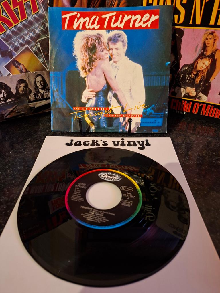 Tina Turner & David Bowie - Tonight (Single) 1988, Ophalen of Verzenden, Zo goed als nieuw, 7 inch