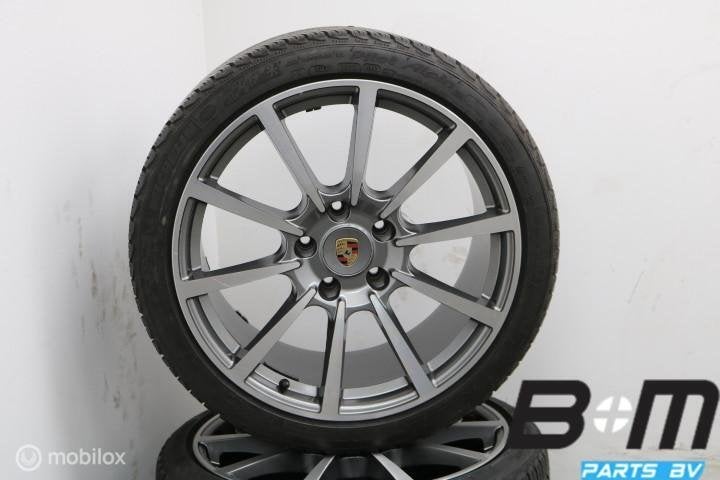 Set 20 inch velgen + winterbanden Porsche 911 Not OEM, Auto-onderdelen, Banden en Velgen, Gebruikt, Banden en Velgen, Winterbanden