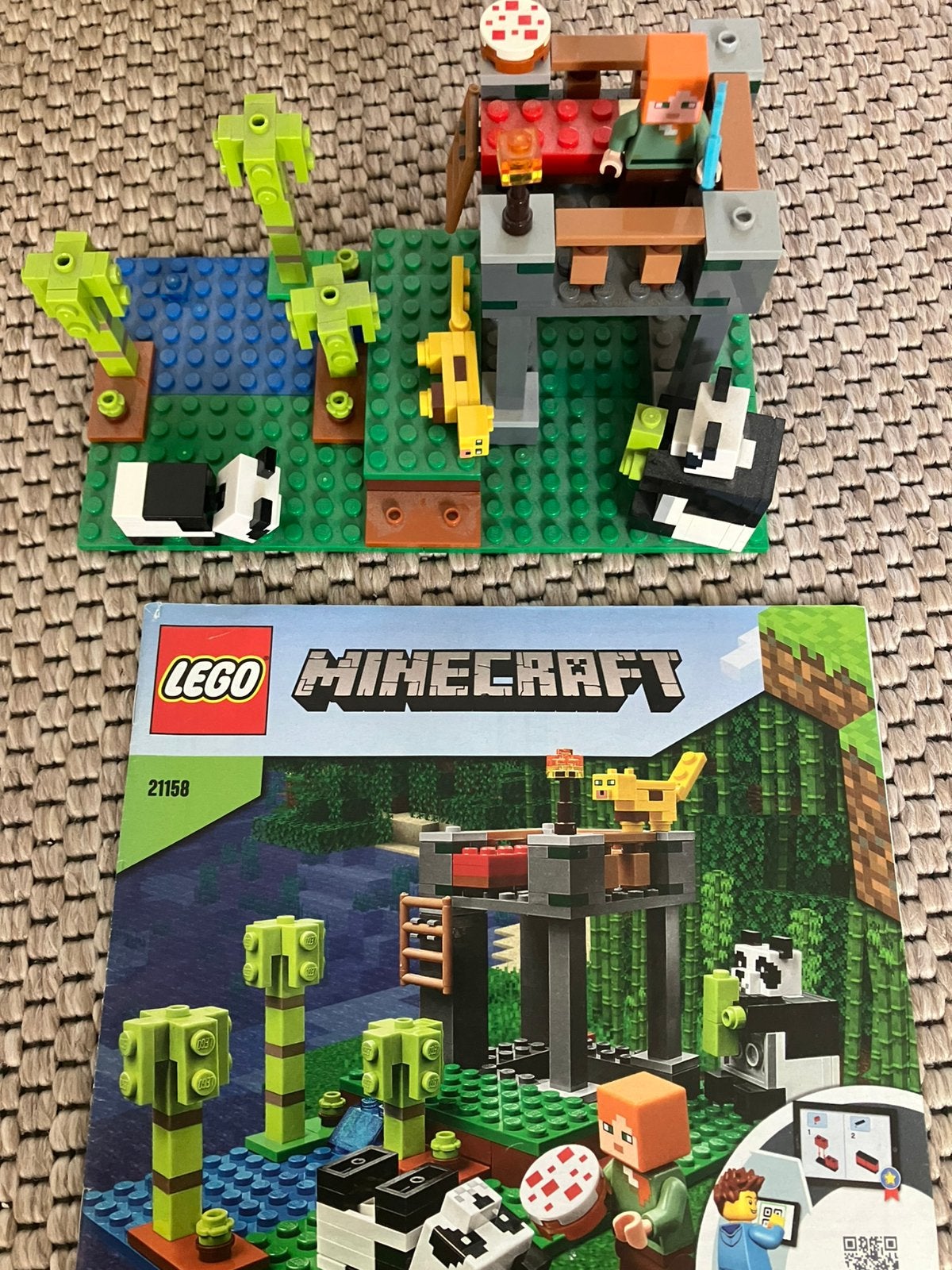 Lego Minecraft 21158 Pandaverblijf, Gebruikt, Minecraft, Lego, Ophalen of Verzenden