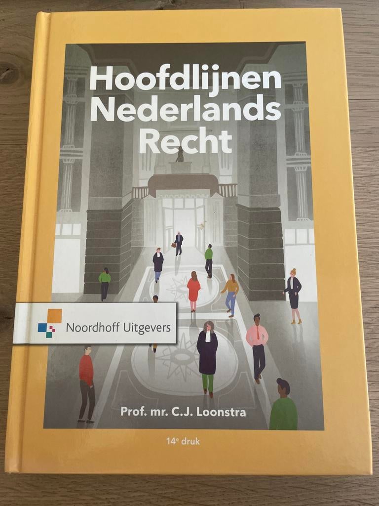 Hoofdlijnen Nederlands Recht - 14e druk, Ophalen of Verzenden, Gamma, Zo goed als nieuw, HBO