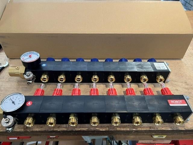 Robot vloerverwarming verdeler 8 groeps, Doe-het-zelf en Verbouw, Verwarming en Radiatoren, Minder dan 30 cm, Overige typen, Nieuw