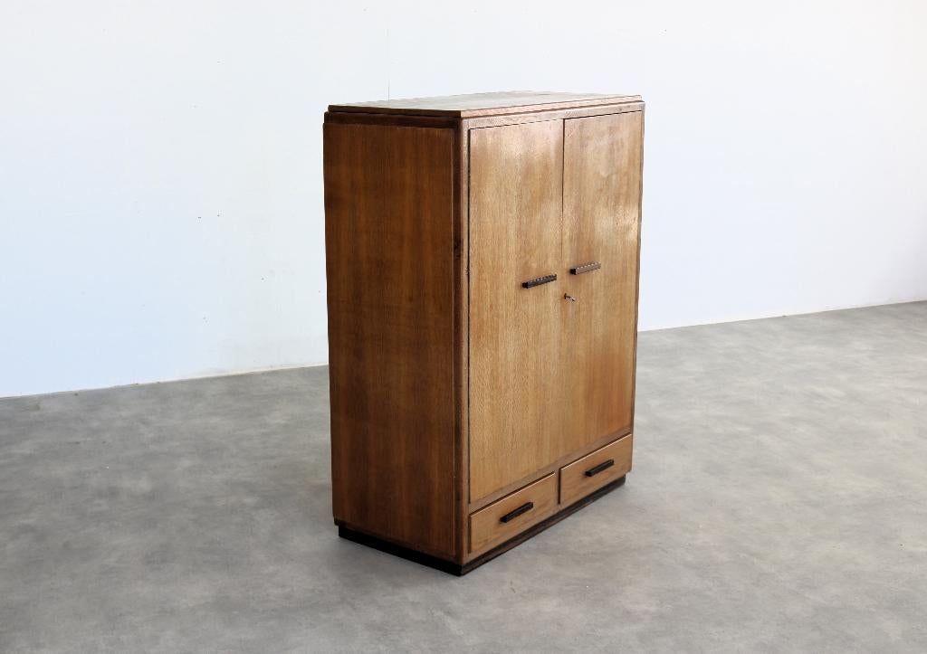 art deco kledingkast | kast | jaren 40, Gebruikt, ., Ophalen of Verzenden, .