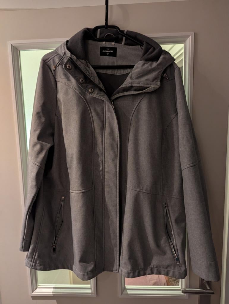Dames jas maat 48, Kleding | Dames, Ophalen of Verzenden, Zo goed als nieuw, Maat 46/48 (XL) of groter, Zwart