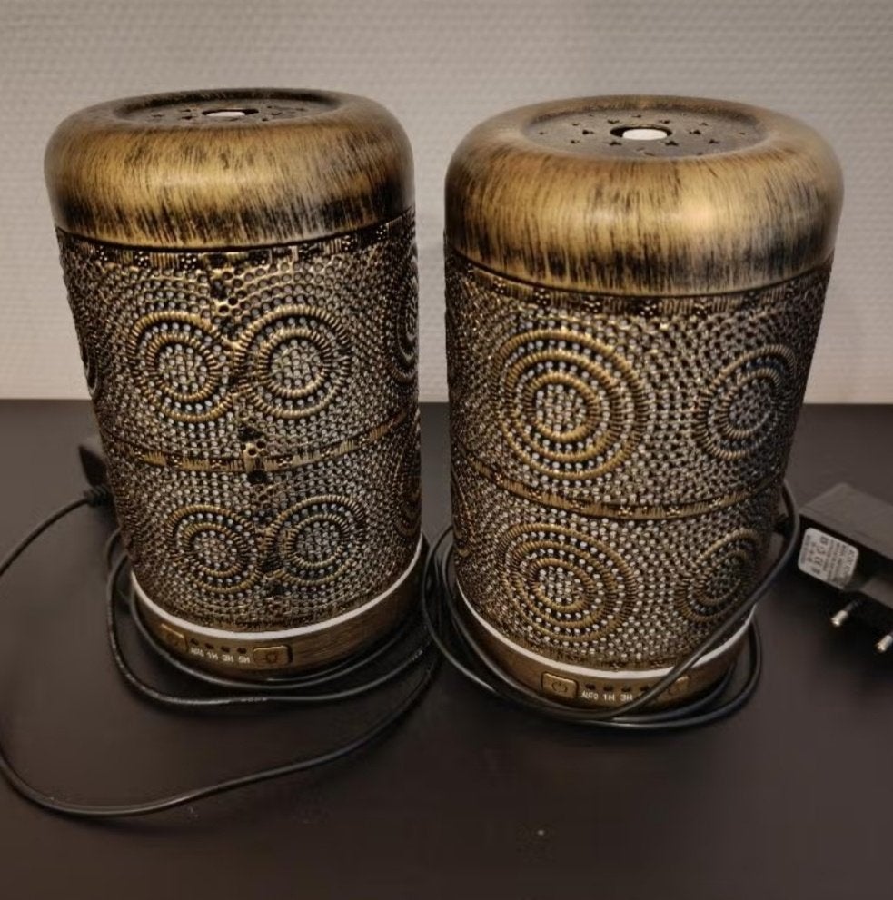 Luxe aroma diffuser set, Ophalen of Verzenden, Nieuw, Luchtbevochtiger