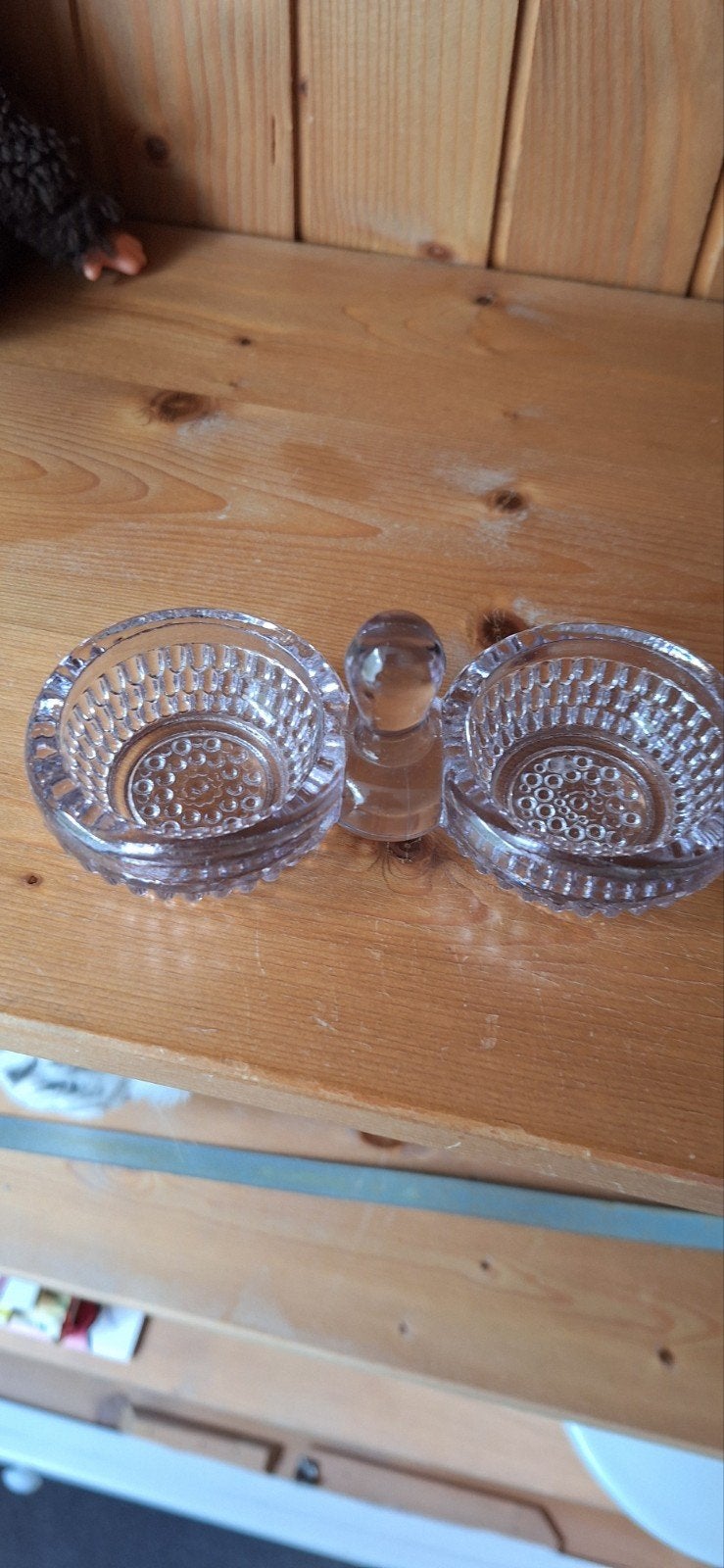 Peper en zout bakje persglas, Ophalen of Verzenden