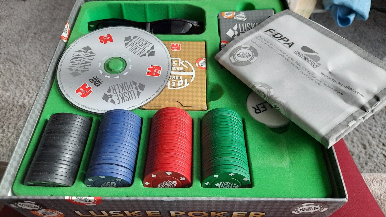 LUSKE POKER set - Nieuw in doos, Ophalen of Verzenden, Nieuw