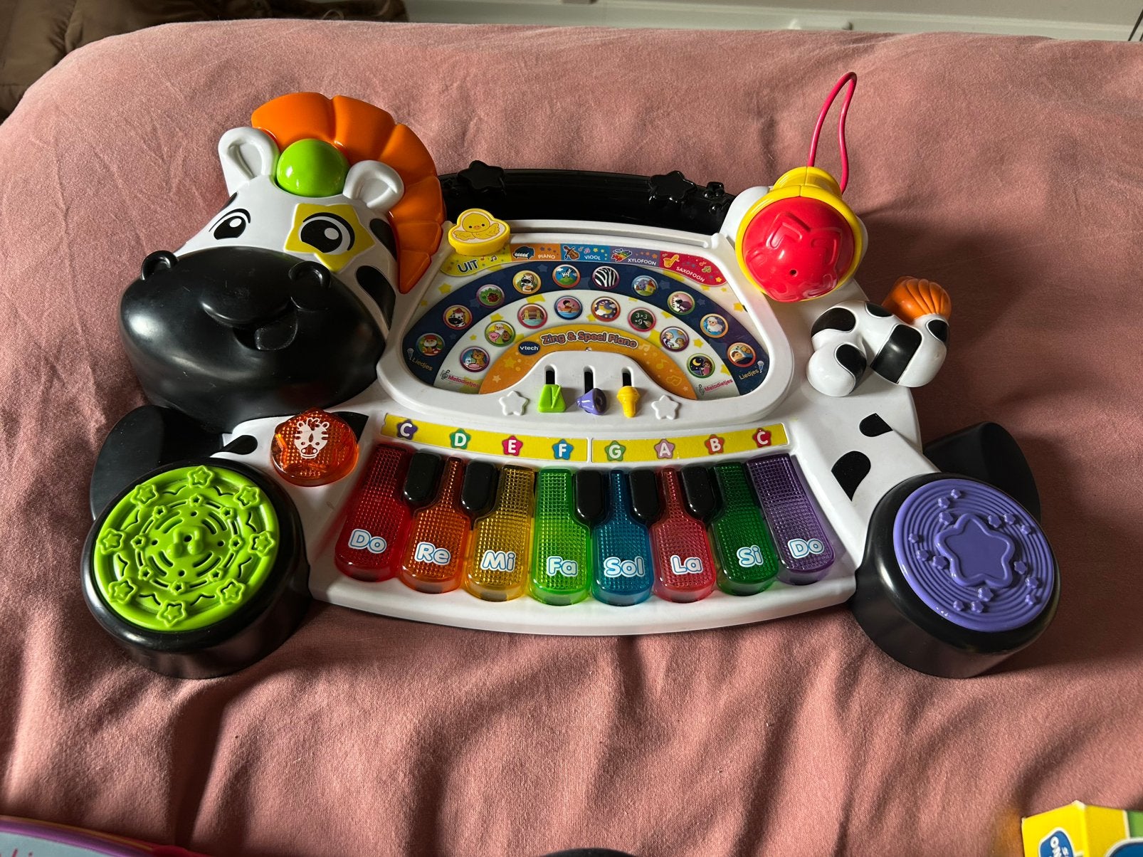 Vtech zebra piano, Ophalen, Zo goed als nieuw, 6 maanden tot 2 jaar