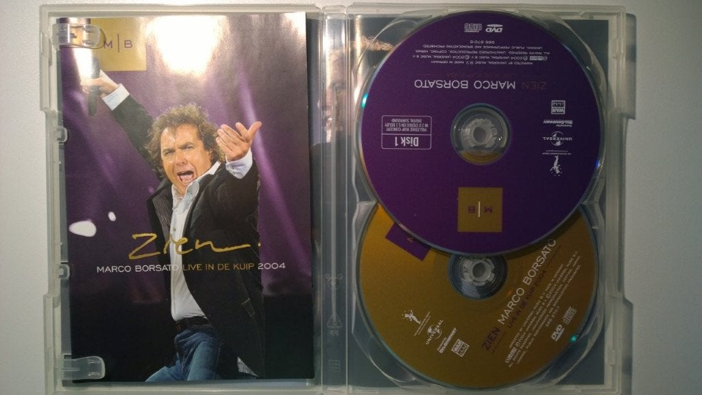 Marco Borsato - Zien Live In De Kuip 2004 (DVD), Alle leeftijden, Ophalen of Verzenden, Zo goed als nieuw, Muziek en Concerten