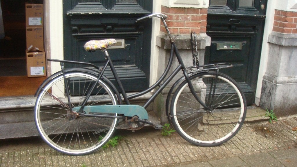 FIJNE OPOE FIETS, Fietsen en Brommers, Ophalen, Gebruikt, Terugtraprem