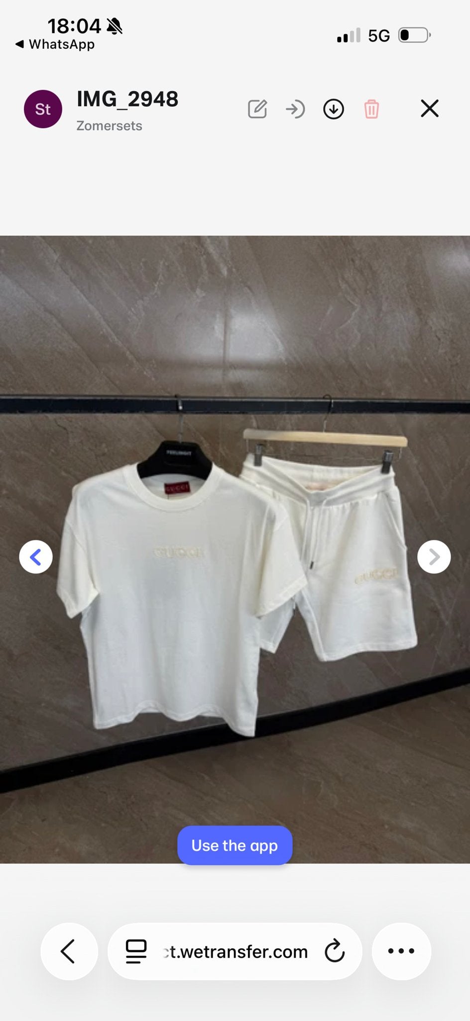 Gucci Zomersets - T-shirt en korte broek (S t/m XXL), Kleding | Heren, Overige Herenkleding, Ophalen of Verzenden, Nieuw