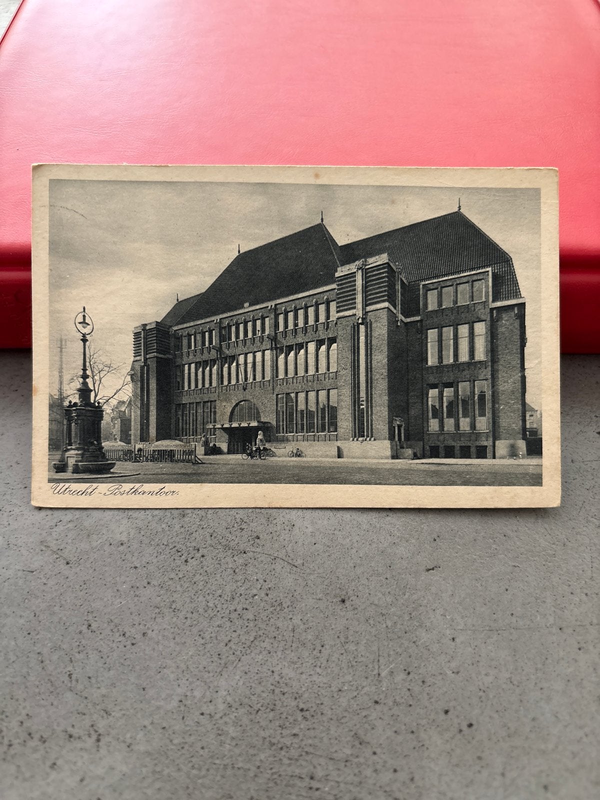 Oude Ansichtkaart Utrecht Postkantoor 1935, Ophalen of Verzenden, 1920 tot 1940, Gelopen, Utrecht