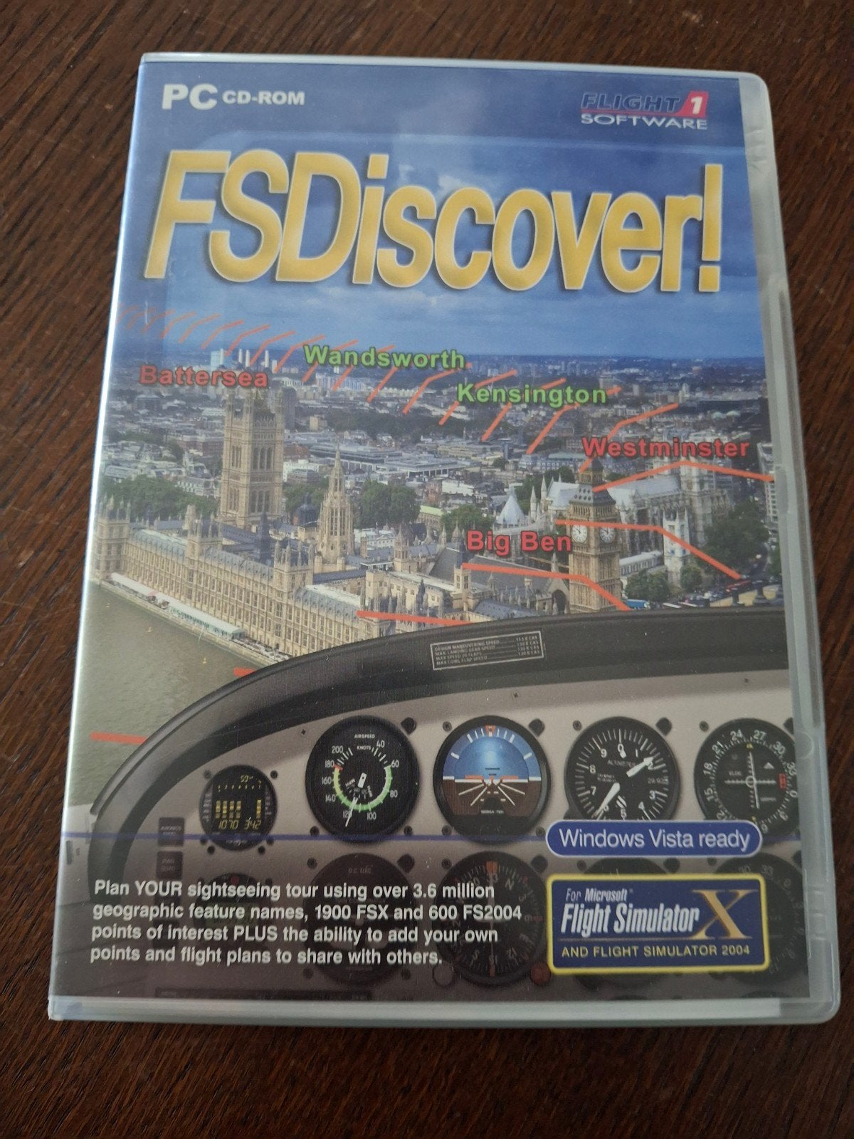 FSDiscover! Flight Simulator X & 2004 PC CD-ROM, Gebruikt, 1 speler, Ophalen of Verzenden, Vanaf 3 jaar