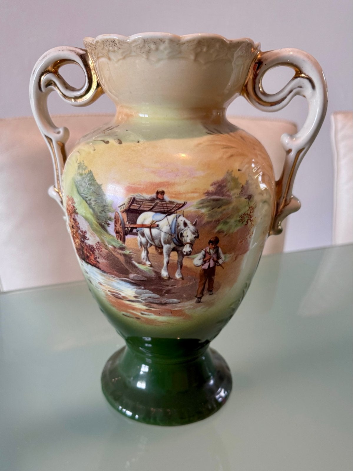 Engelse vaas jaren 20-30  (ca. 27cm), Antiek en Kunst, Antiek | Vazen, Ophalen of Verzenden