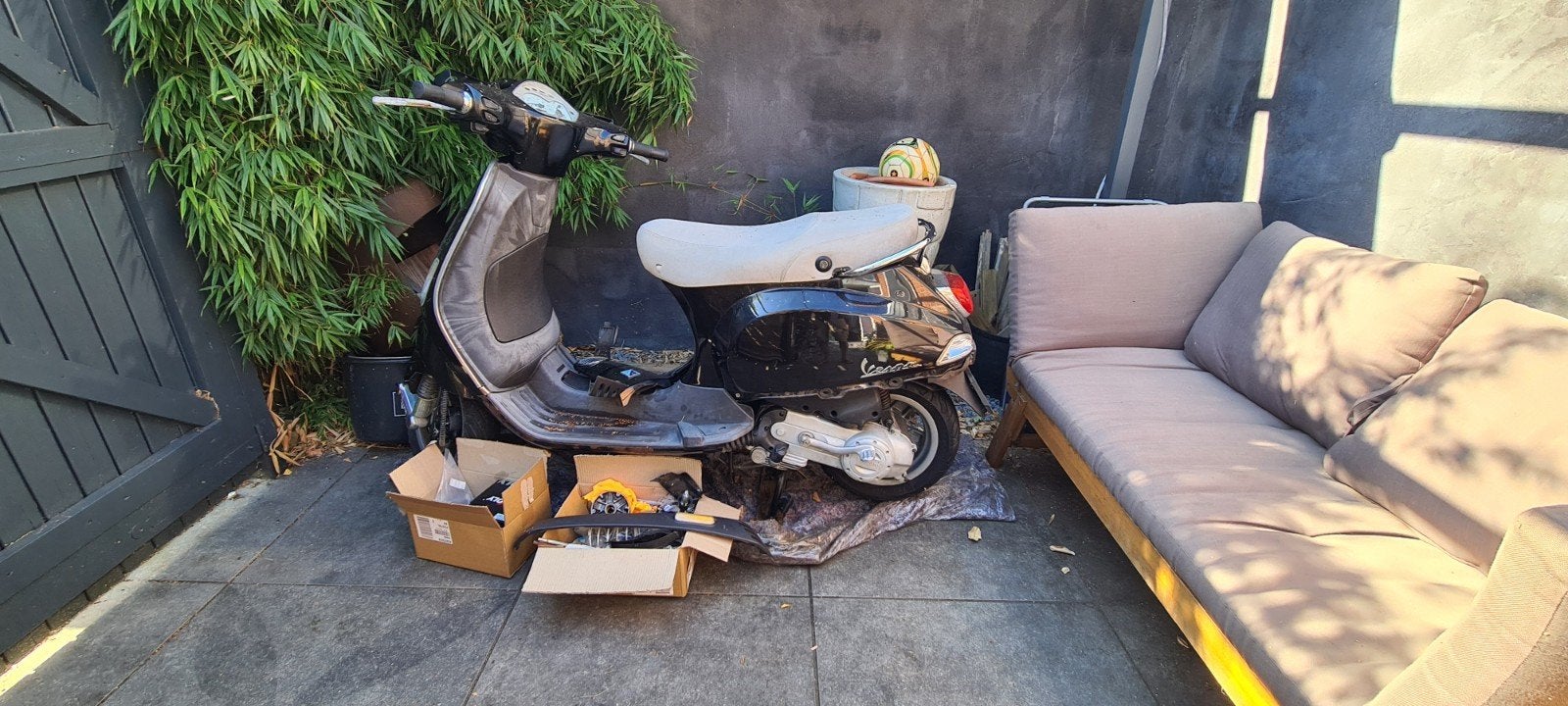 Vespa LX project - niet op kenteken - 2011, Fietsen en Brommers, Scooters | Vespa, Ophalen, Gebruikt, Benzine, 50 cc