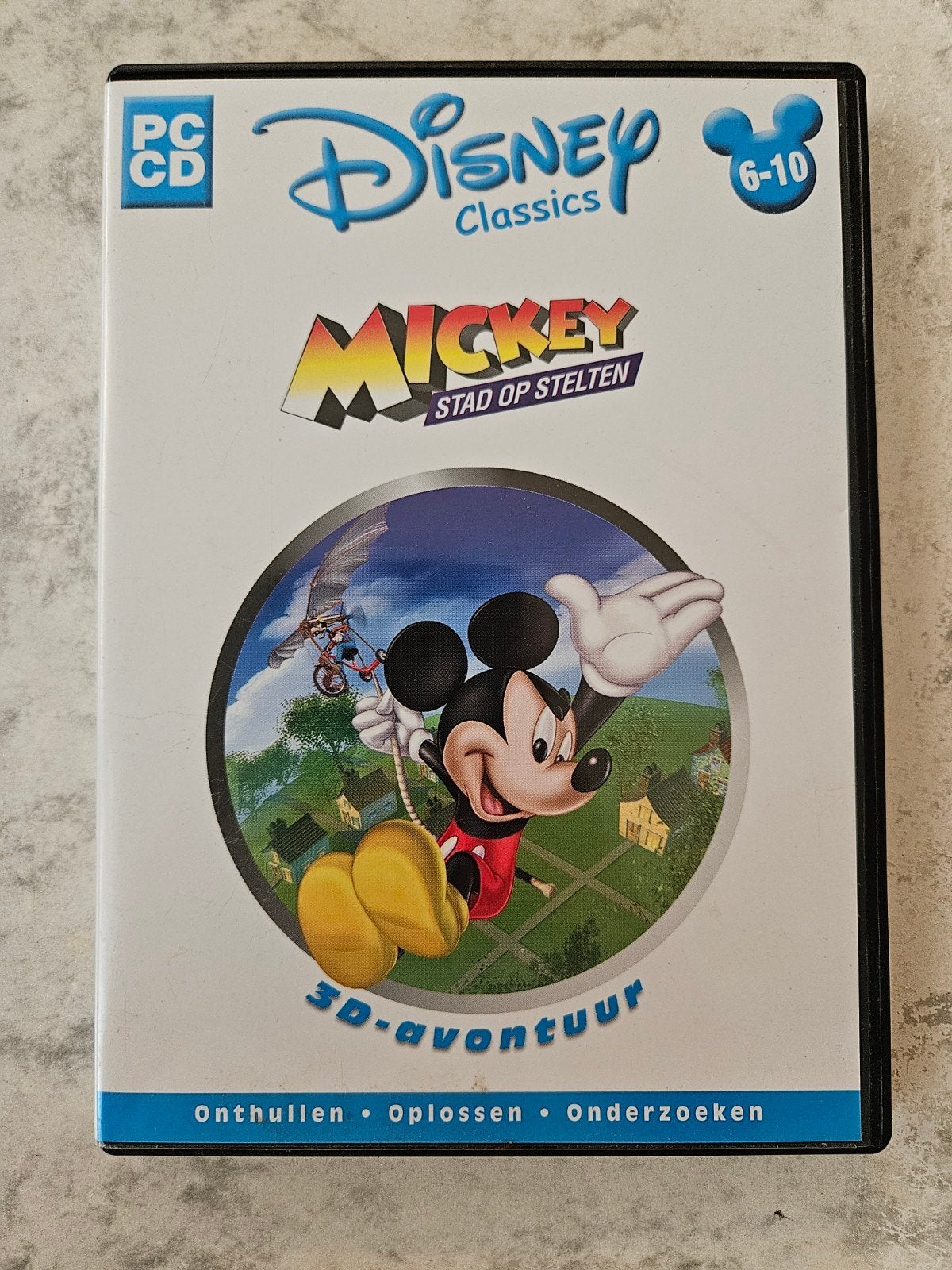 Disney Classics: Mickey - Stad op Stelten (PC CD-ROM) • Retr, Spelcomputers en Games, Games | Pc, Ophalen of Verzenden, Zo goed als nieuw