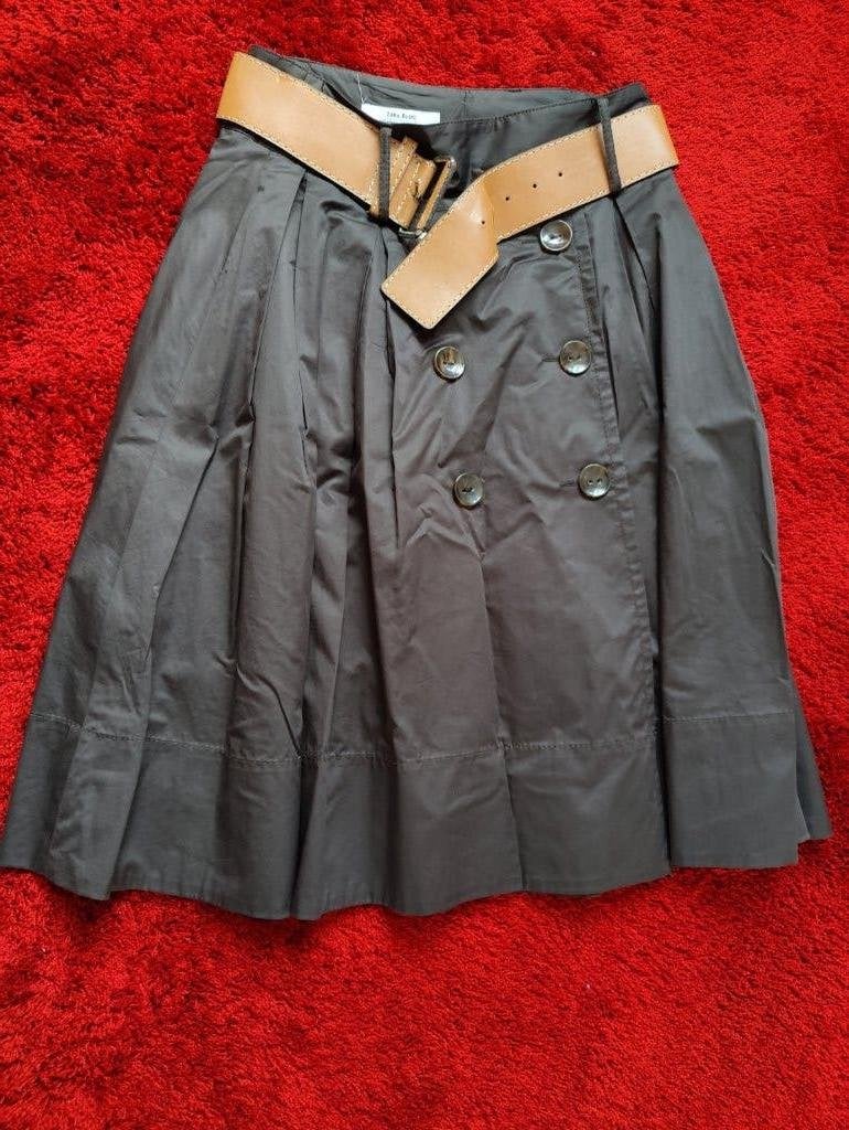 Zara rok met riem, Kleding | Dames, Rokken, Maat 38/40 (M), Bruin, Ophalen of Verzenden, Zo goed als nieuw