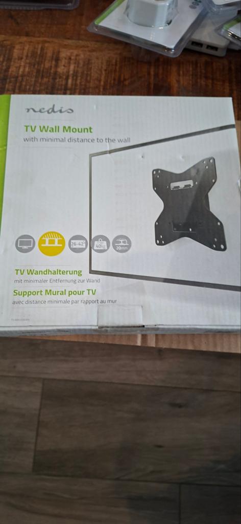 Nedis TV Muurbeugel - Minimale Afstand tot Muur, Ophalen of Verzenden