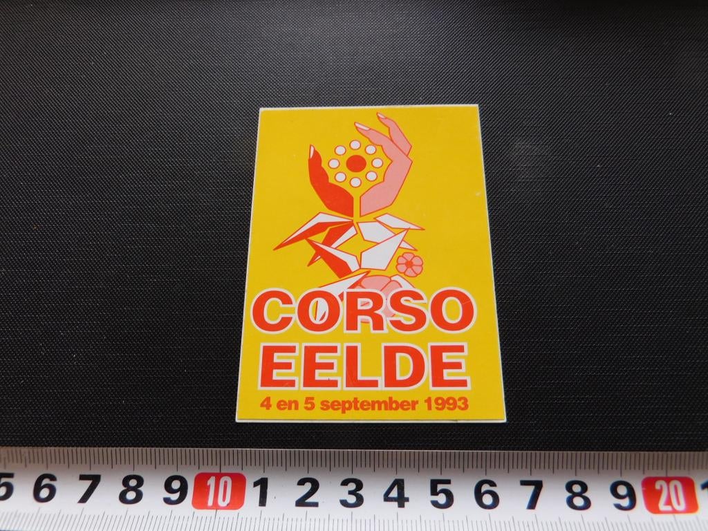 sticker Eelde Corso 1993, Ophalen, Zo goed als nieuw