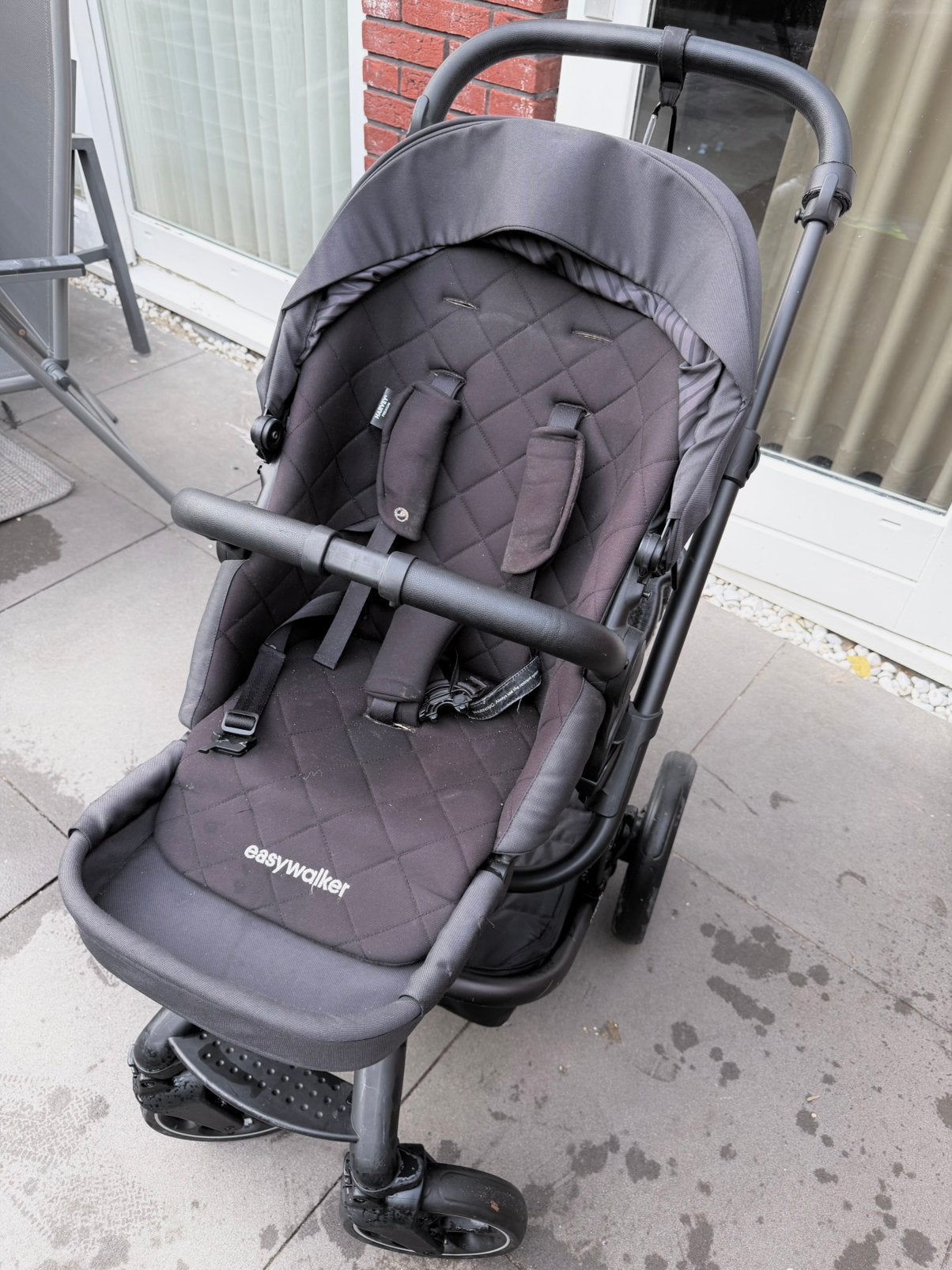 Easywalker harvey 3 premium jet black compleet, Ophalen, Zo goed als nieuw, Kinderwagen, Overige merken