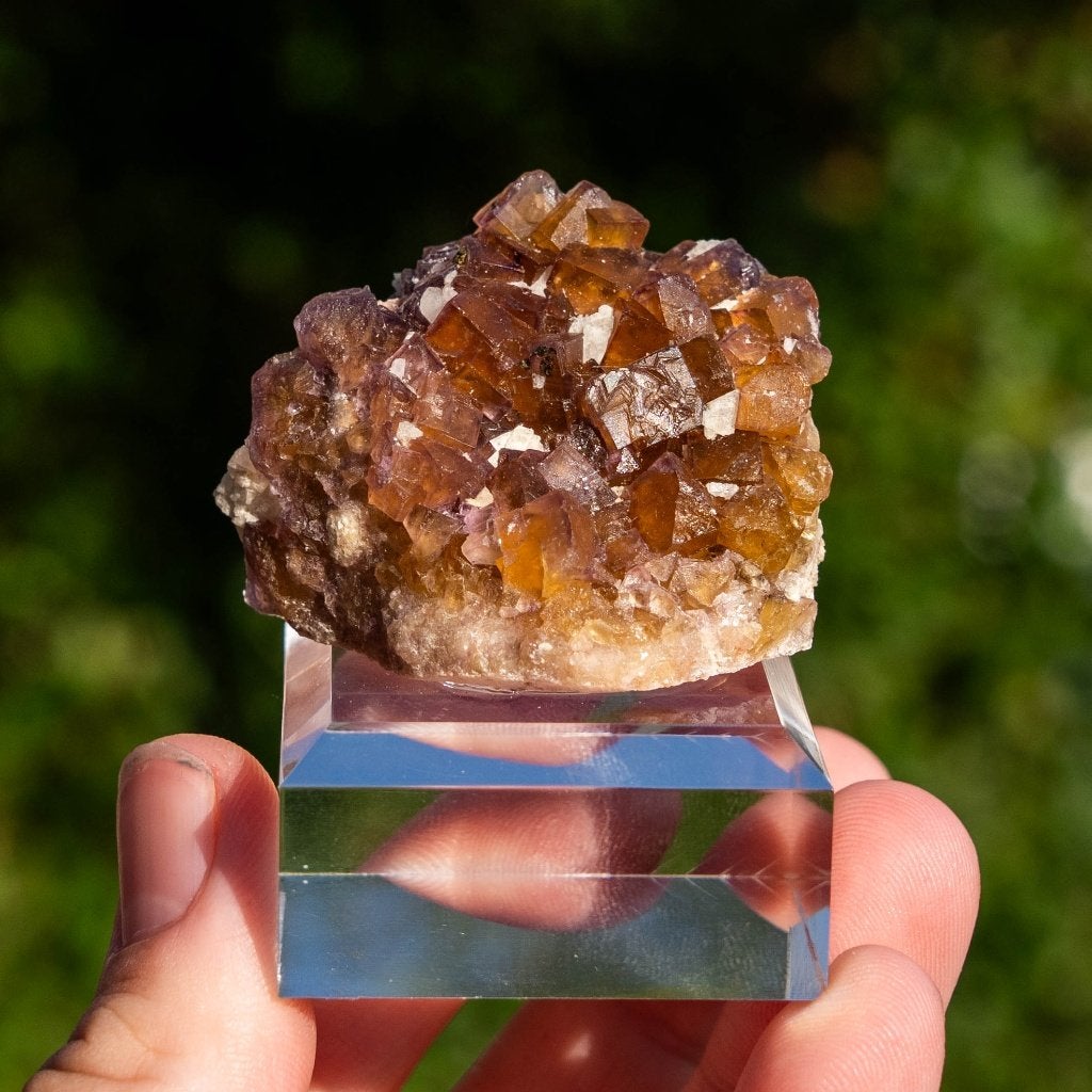 Fluoriet uit Bergmännisch Glück #12, Ophalen of Verzenden, Mineraal