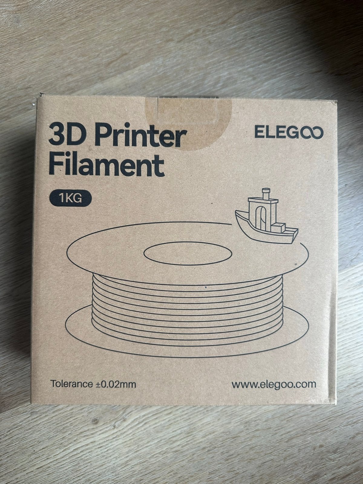 ELEGOO 3D Printer Filament PLA 1KG Geel, Computers en Software, Ophalen of Verzenden, Nieuw, Filamentrollen