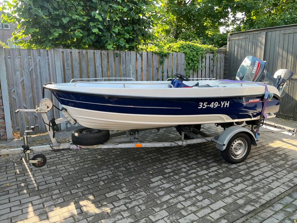 With viksund 3.85, Watersport en Boten, Ophalen of Verzenden, Zo goed als nieuw, 30 tot 50 pk, 3 tot 6 meter