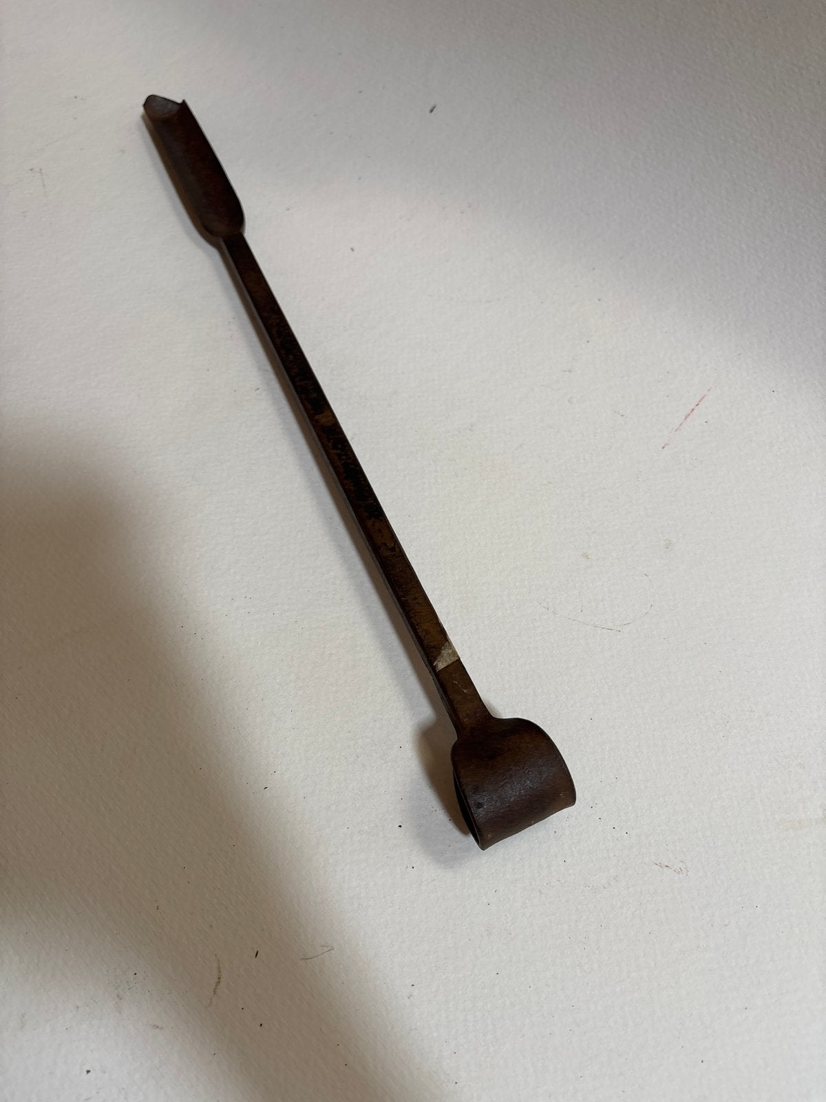 Antiek klompenmakersgereedschap - 47cm, Ophalen of Verzenden