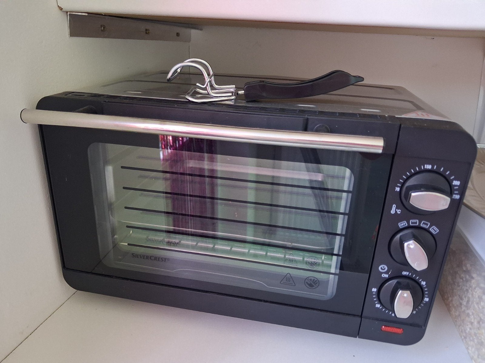 Silvercrest Mini-oven - Compact en veelzijdig, Minder dan 45 cm, Gebruikt, Hete lucht, Silvercrest