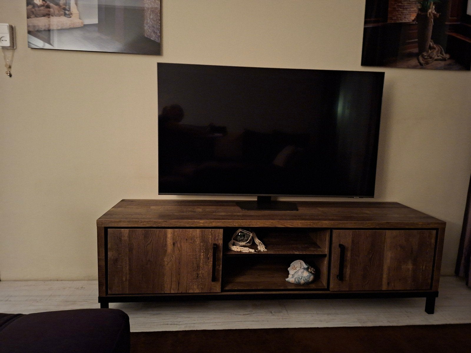 gemonteerd nieuw TV-meubel Vasto 170B x 45D x 50H, Kunststof, 150 tot 200 cm, Nieuw, Ophalen of Verzenden