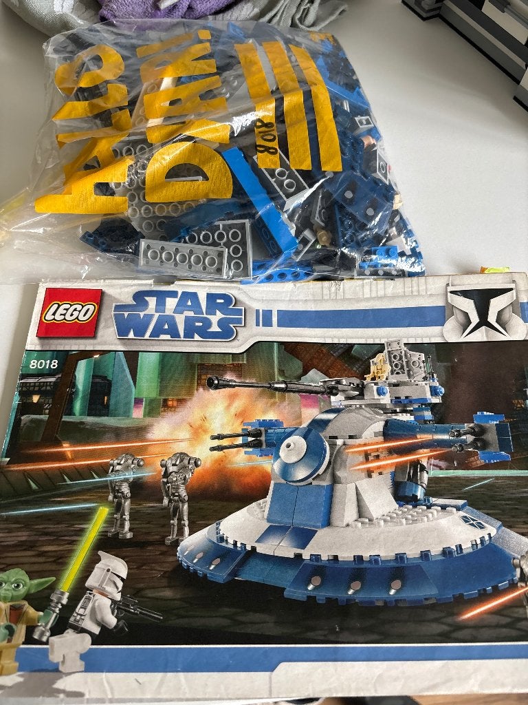 Lego StarWars 8018, Gebruikt, Star Wars, Lego, Complete set