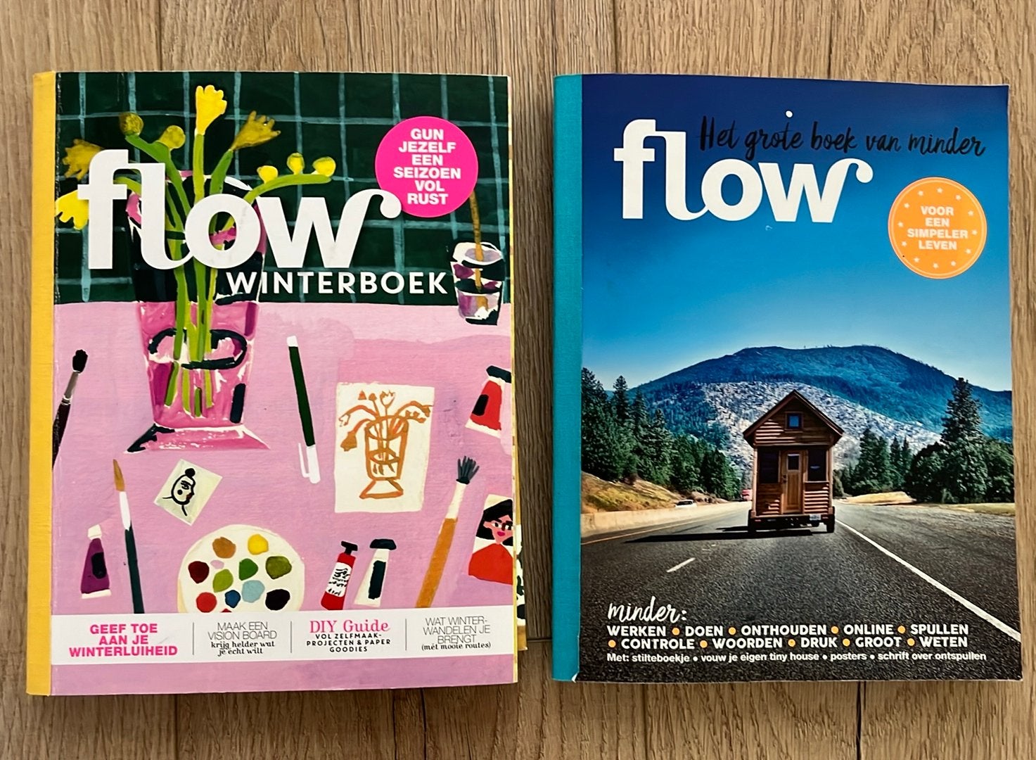 Flow - het grote boek van minder & Flow Winterboek, Ophalen of Verzenden, Gelezen, Lichaam en Geest
